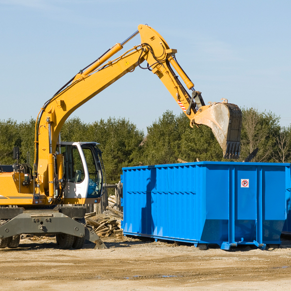 are there any restrictions on where a residential dumpster can be placed in Guadalupe